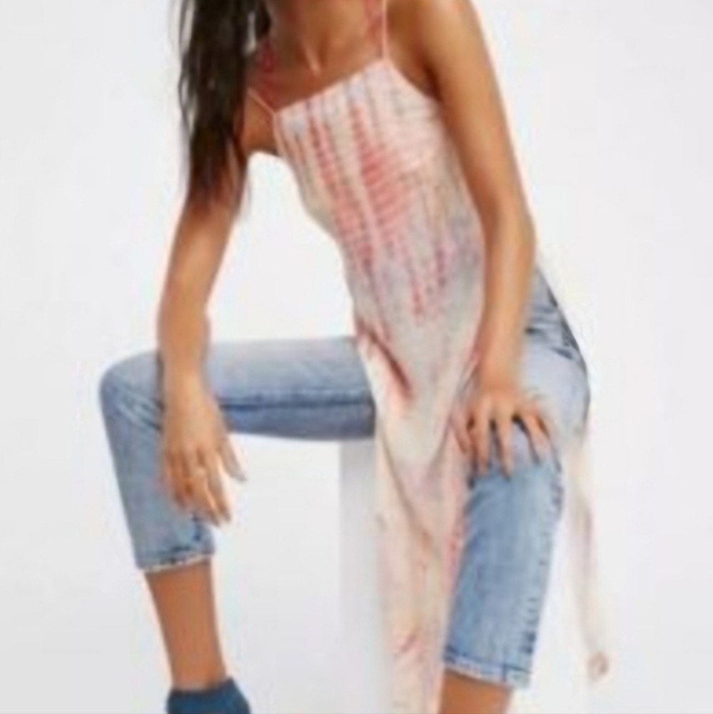Free People long sheer camisole - Picture 2 of 9